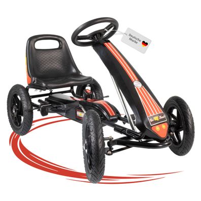 Go Kart für Kinder von 5 bis 9 Jahren mit Luftreifen, Kinderfahrzeug
