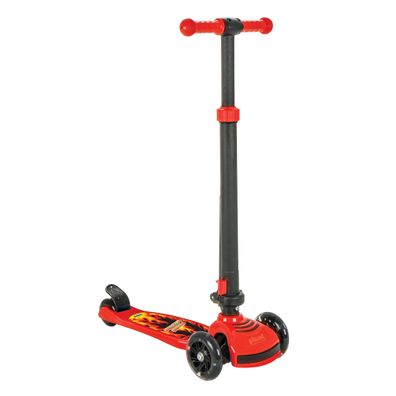 Kinderroller mit 3 Rädern, Scooter für Kinder höhenverstellbar, Cityroller rot / rot