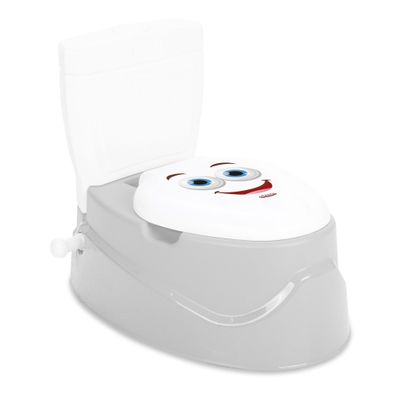Töpfchen Kinder mit Musik Kindertoilette grau ab 18 Monate Training / grau