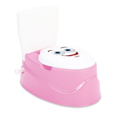 Töpfchen Kinder mit Musik Kindertoilette pink ab 18 Monate Training / pink