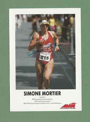 Simone Martier ( Triathletin) - persönlich signiert