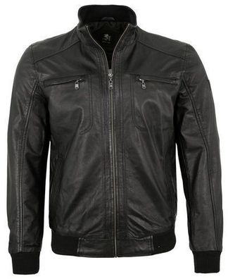 OTTO KERN - Herren Lederjacke Blouson Lammnappa schwarz