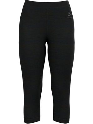 Odlo Damen Leggings Bl Bottom 3/4 Merino 200 111901
