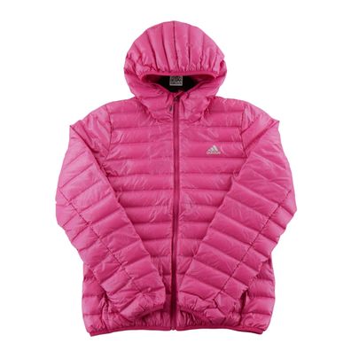 Adidas Damen Steppjacke Eng geschnitten Rosa Größe M #QWE3419