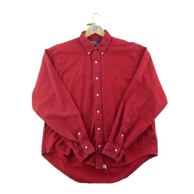 Polo Ralph Lauren Klassische Hemden Herren uni Y2K Größe L #QWE0848