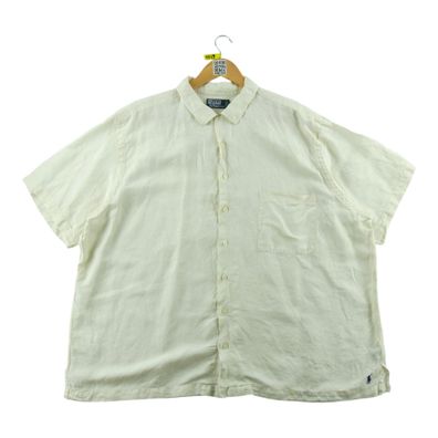 Polo Ralph Lauren Herren Freizeithemd Uni Lockerer Schnitt Größe 2XL #QWE1839