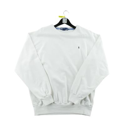Polo Ralph Lauren Herren Sweatshirt Y2K Weiter Schnitt Vintage Größe M #QWE1049