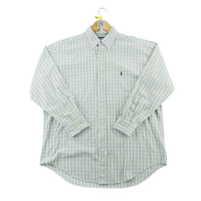 Polo Ralph Lauren Klassische Hemden Herren Yarmouth Weiß Größe L #QWE1379