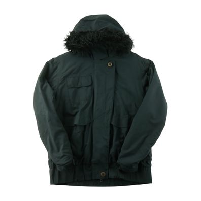 Nike Damenparka mit geradem Schnitt Schwarz Größe M #QWE3496