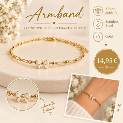 Armband mit kleiner Schleife