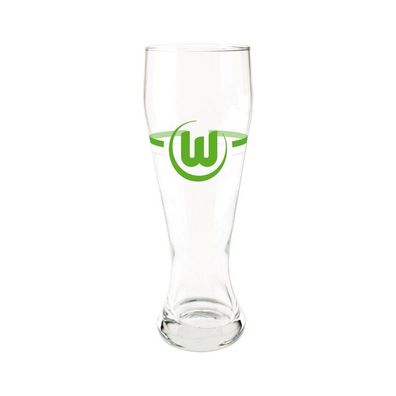 VfL Wolfsburg Glas Weizenbierglas Grün-Weiß 412