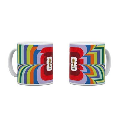 FIFA Tasse Fussball-Tasse Emblem WM 26 Bunt 910