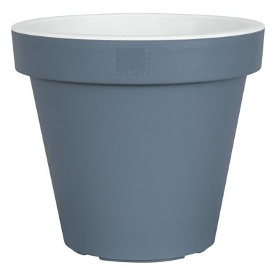 Geli Pflanztopf 30cm blaugrau/weiss