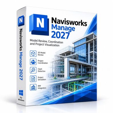 Navisworks Manage 2027 - Vollversion mit Dauerlizenz Professionelle BIM-Koordination