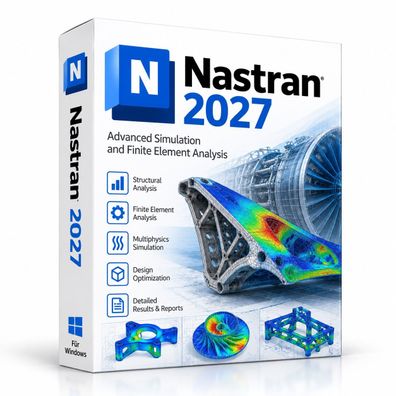 Nastran 2027 - Vollversion mit Dauerlizenz Professionelle FEM-Simulation