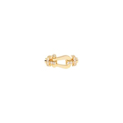 Fred - 0B0028 - FIBBIA FORCE 10 IN ORO GIALLO E Diamanti Modello LARGE