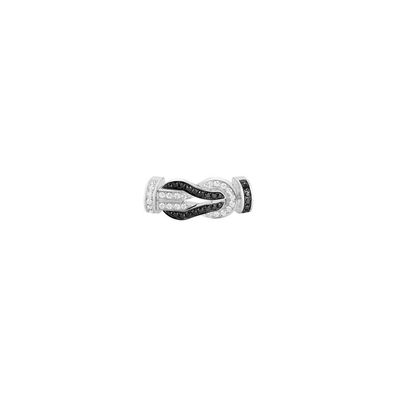 Fred - 0J0009 - FIBBIA CHANCE Infinie IN ORO BIANCO CON Diamanti Bianchi E Diamanti N