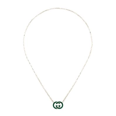 Gucci - YBB854198001 - Gucci Interlocking Necklace Gucci Interlocking in 925 sterling