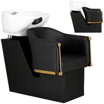 Lincoln Friseur- & Barberwaschplatz mit schwenkbarem Becken, Armatur