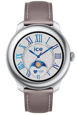 Ice-Watch Damen-Smartwatch ICE Smart SP 2.0 Ronde Silberfarben/Grau 026122