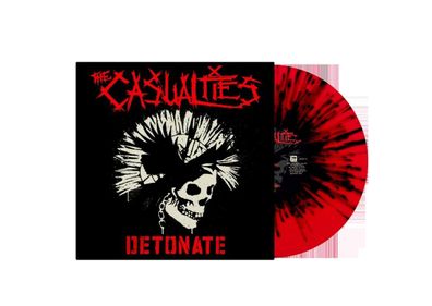 The Casualties - Detonate LP (Red Black Splatter Vinyl)