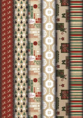 Clairefontaine Geschenkpapier Weihnachten 2x0,70m