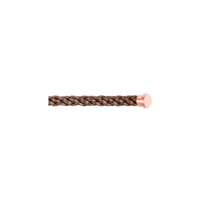 Fred - 6B0296 - CABLE TAUPE PER Bracciale Modello LARGE IN ORO ROSA