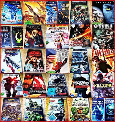 PSP Games Auswahl: Shooter, Action & Kampfgames: Tekken; Socom; Metal; Combat; Ghost