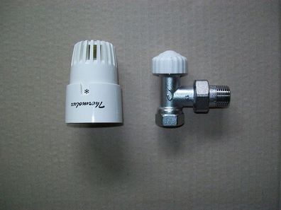 Thermo Lux Thermostatventil 1/2" mit Thermostatkopf