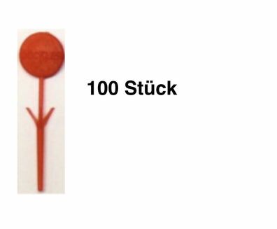 100 Stück Steckplomben Plombe rot für Übungsfeuerlöscher