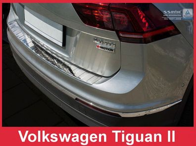 Ladekantenschutz | Edelstahl passend für VW Tiguan 2015-2020, FL2020-> / eHybrid