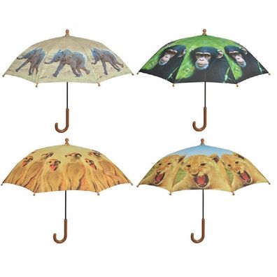 1 Kinderschirm Tiere Stockschirme Schirm Schirme Wildtiere Tier Kinderschirme