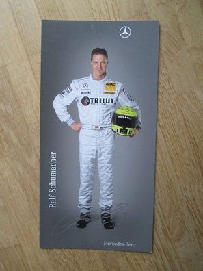 Formel 1 DTM Mercedes-Benz - Ralf Schumacher - Autogramm, rare Karte Jahr 2008!!