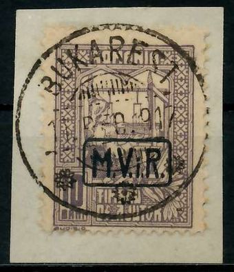 BES 1WK D-MV Rumänien Nr K4 zentrisch gestempelt Briefstück X7791EA