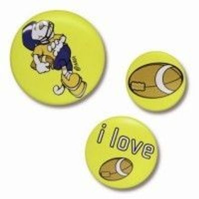 NICI Sport Pins Ballsports Football 3tlg. Neuware