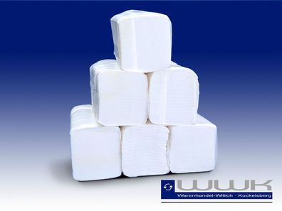 Papierhandtücher 3200 Blatt Handtuchpapier Einweghandtücher, 2 lagig weiß