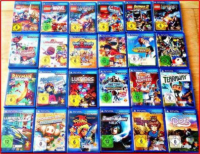 Sony PSVita GAMES WAHL 0-16: Lego, Planet, Final , Tetris, Rayman, Dungeon, LEGO