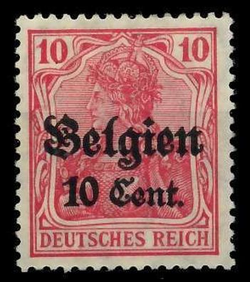 BES 1WK LP Belgien Nr 14cII ungebraucht X77D09A