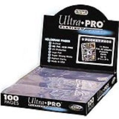 Ultra Pro Series A4-Hüllen für 9 Karten 100er Schachtel zum auswählen