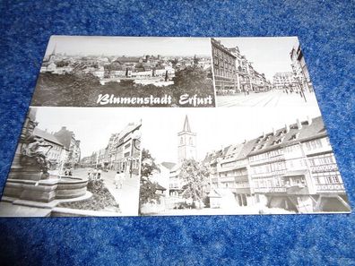 Ansichtskarte-Erfurt-Blumenstadt-Anger, Krämerbrücke