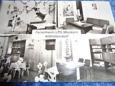 Ansichtskarte -Ferienheim LPG Mockern Althüttendorf