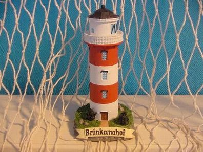 Nordsee Leuchtturm Brinkamahof Bremerhaven ca. 11 cm - Maritime Dekoration