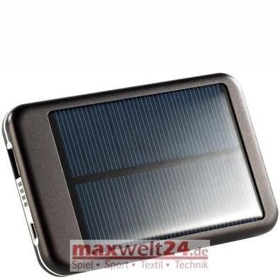 Revolt Solar-Powerbank mit 4.400mAh für iPad, iPhone, Navi, Smartphone