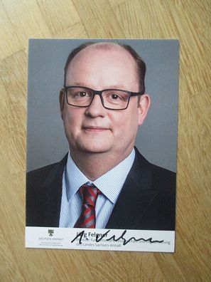 Sachsen-Anhalt Minister SPD Jörg Felgner - handsigniertes Autogramm!!!
