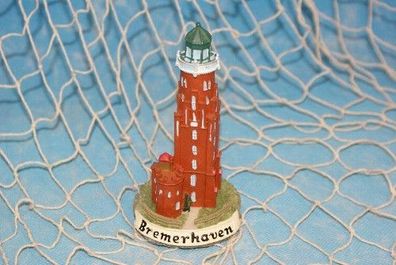 Nordsee Leuchtturm Simon Loschen Bremerhaven ca. 12 cm - Maritime Dekoration