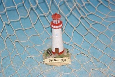 Nordsee Leuchtturm List West Insel Sylt ca. 11 cm - Maritime Dekoration