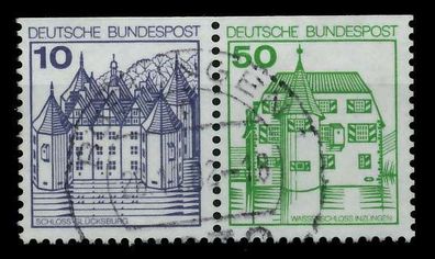 BRD Zusammendruck Nr W70I zentrisch gestempelt WAAGR PAAR X78303E