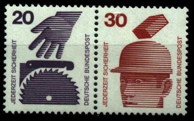 BRD BUND Zusammendruck Nr W40 postfrisch WAAGR PAAR S390E96