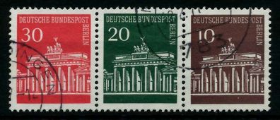 BERLIN Zusammendruck Nr W43 gestempelt 3ER STR X78363A