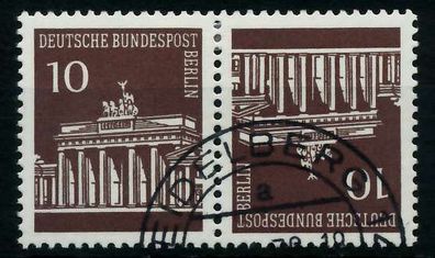 BERLIN Zusammendruck Nr K5 gestempelt WAAGR PAAR X78366A